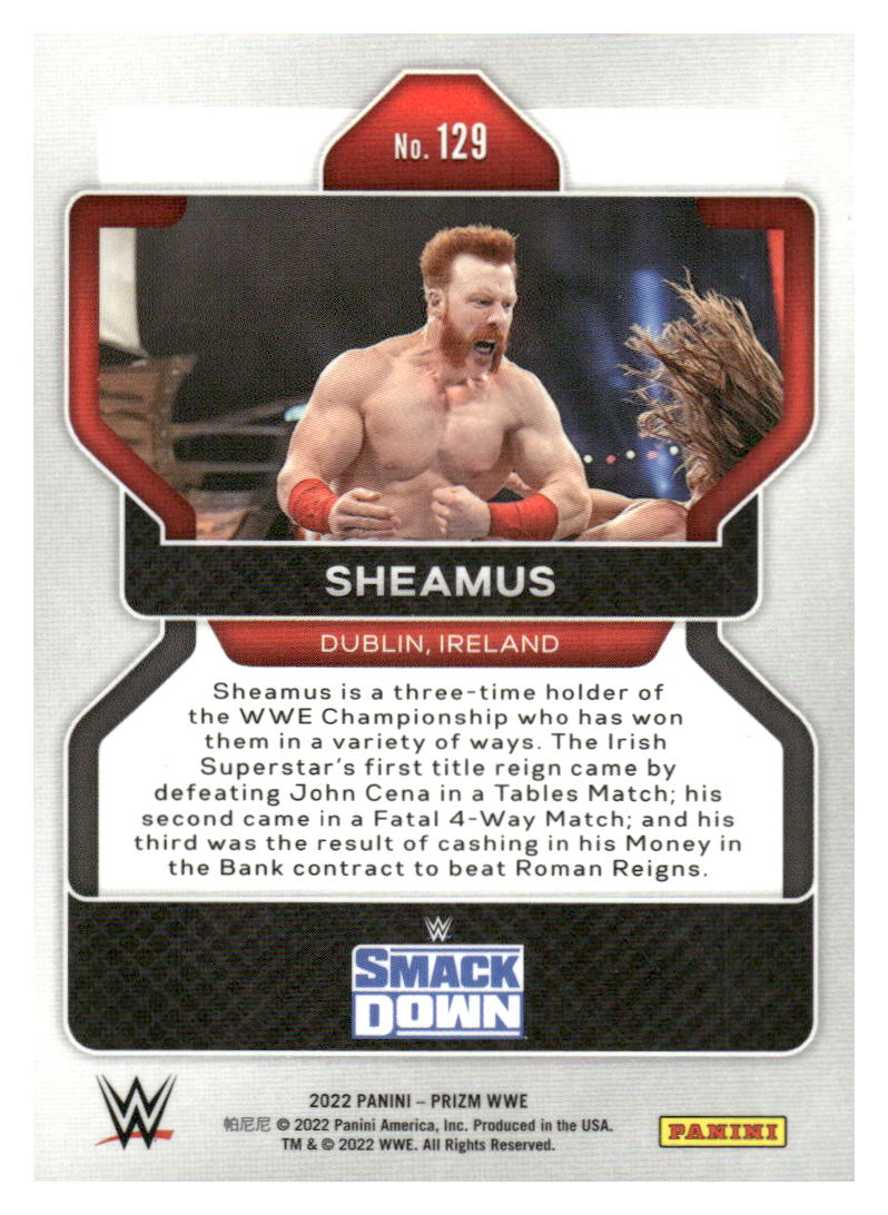 2022 Panini Prizm WWE #129 Sheamus