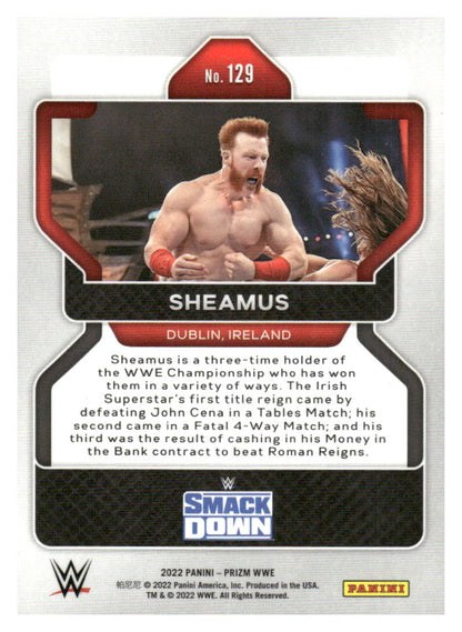 2022 Panini Prizm WWE #129 Sheamus