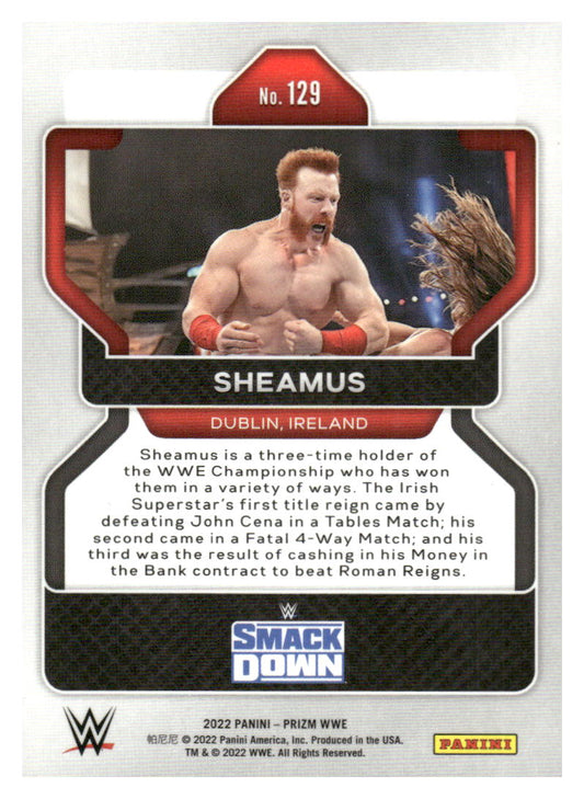2022 Panini Prizm WWE #129 Sheamus