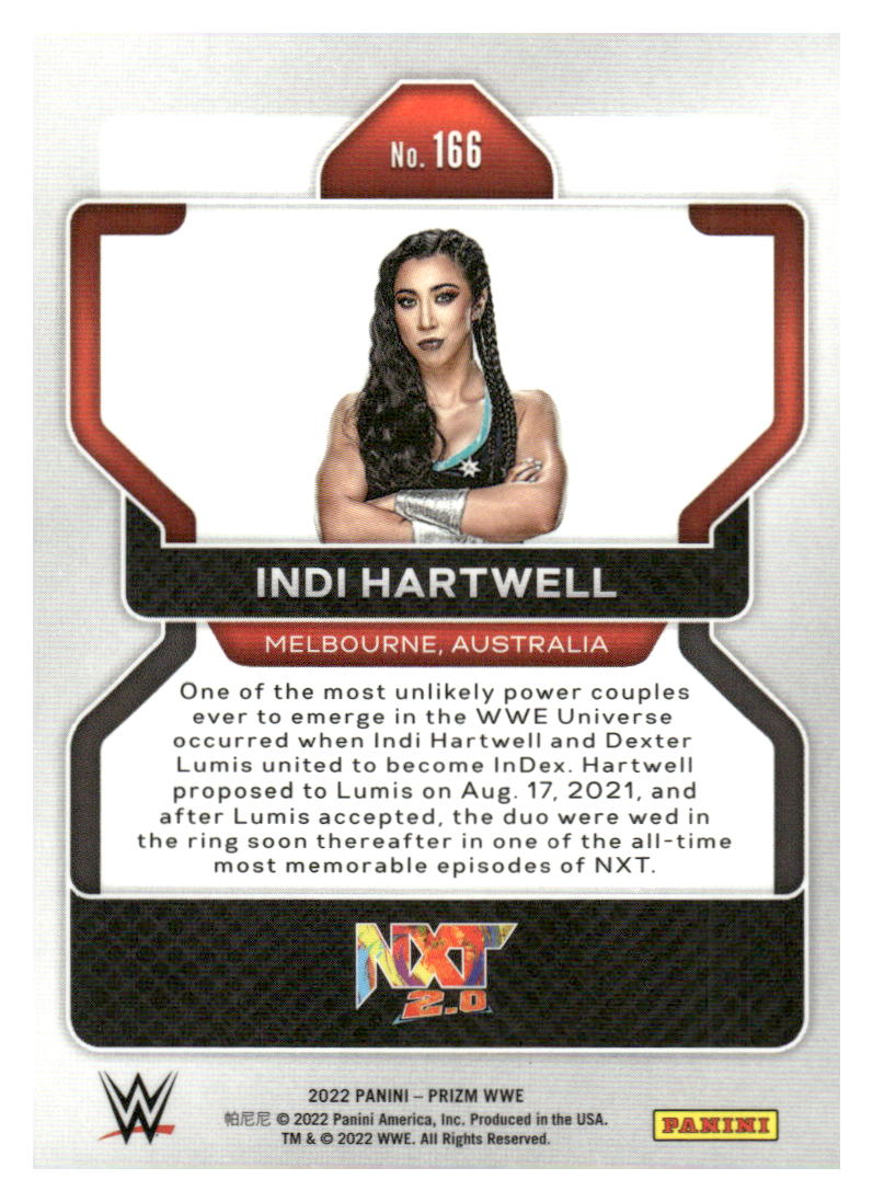 2022 Panini Prizm WWE #166 Indi Hartwell