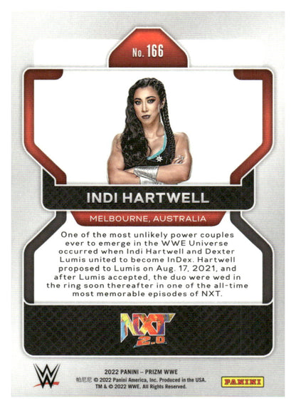 2022 Panini Prizm WWE #166 Indi Hartwell