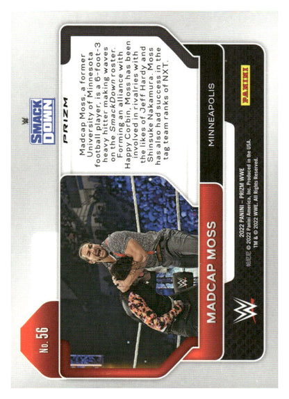 2022 Panini Prizm WWE #56 Madcap Moss Red, White and Blue