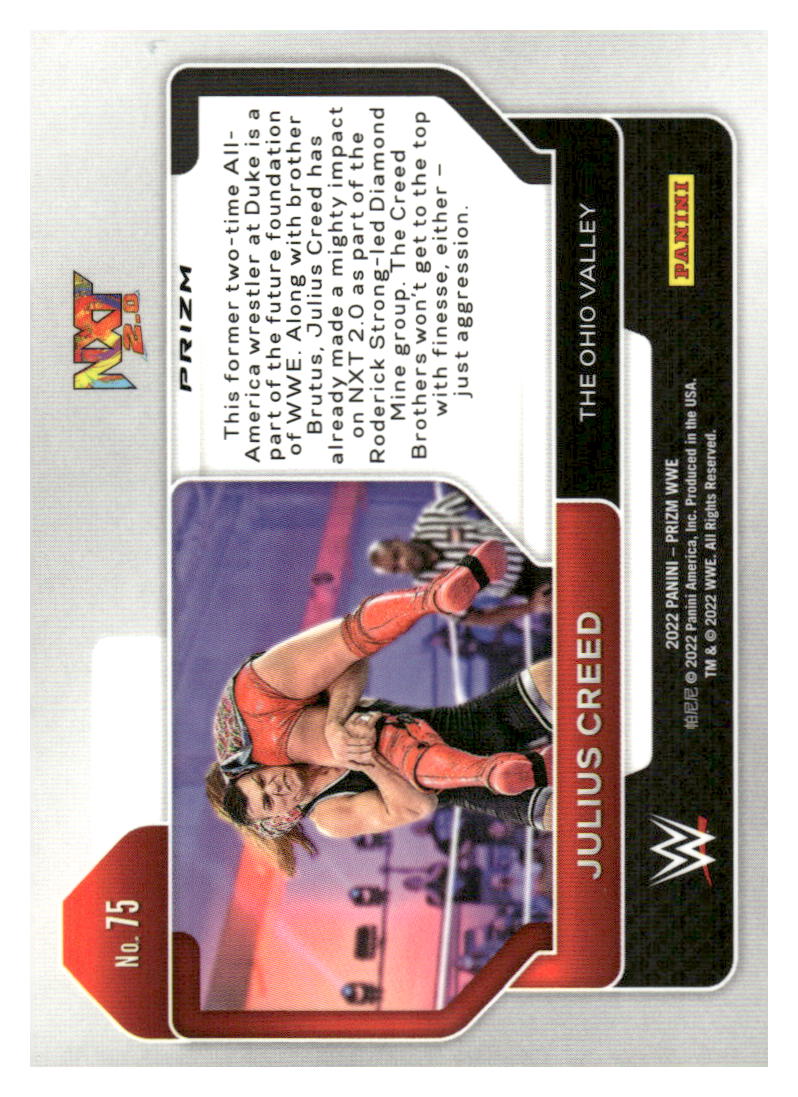 2022 Panini Prizm WWE #75 Julius Creed Green