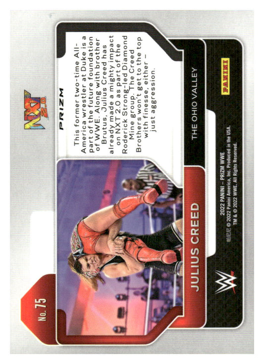 2022 Panini Prizm WWE #75 Julius Creed Green