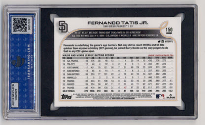 2022 Topps Chrome #150 Fernando Tatis Jr. X-Fractor ISA 10