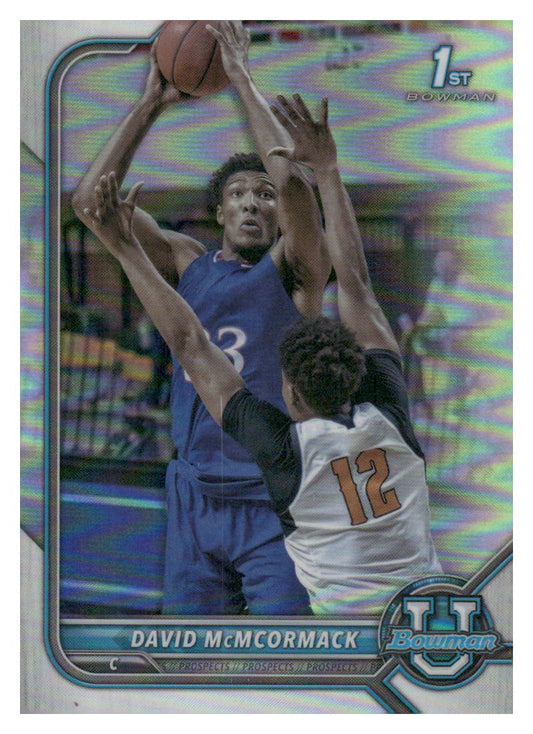 2021-22 Bowman University #5 David McCormack Refractor