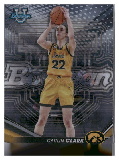 2022-23 Bowman University Best #50 Caitlin Clark
