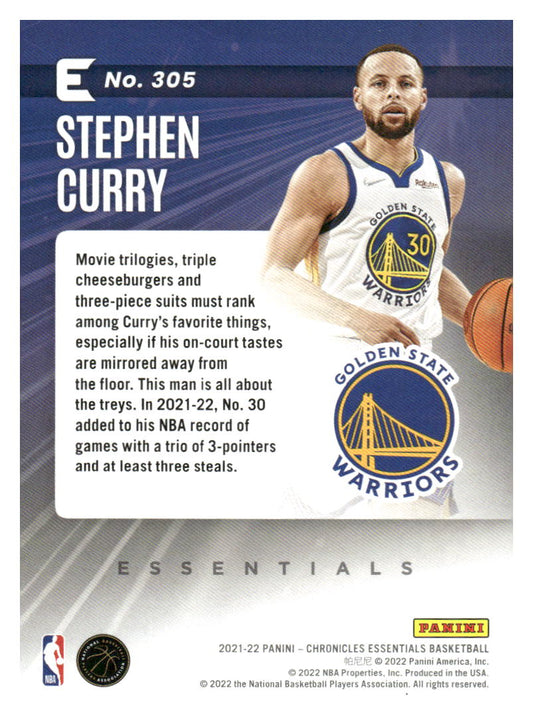 2021-22 Panini Chronicles #305 Stephen Curry Pink