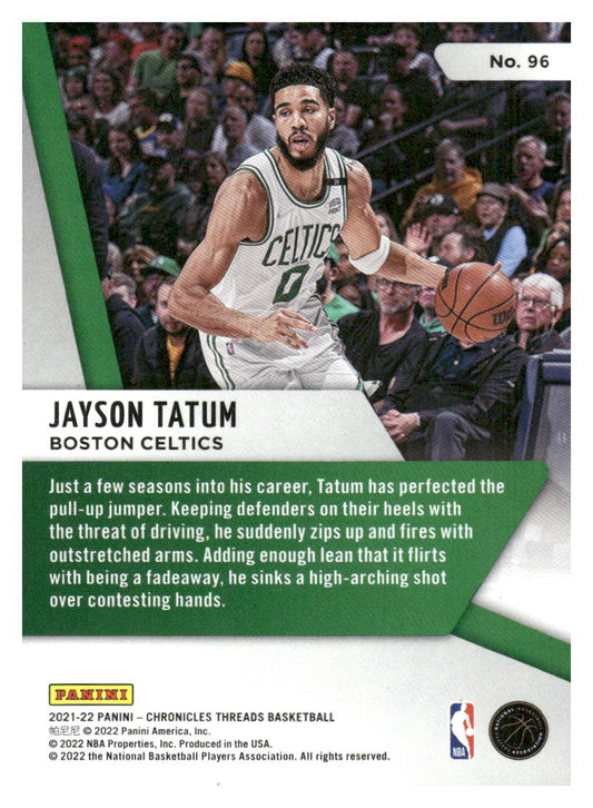 2021-22 Panini Chronicles #96 Jayson Tatum