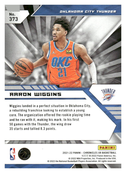 2021-22 Panini Chronicles #373 Aaron Wiggins Pink