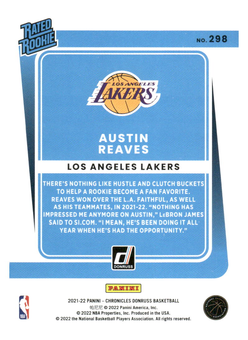 2021-22 Panini Chronicles #298 Austin Reaves