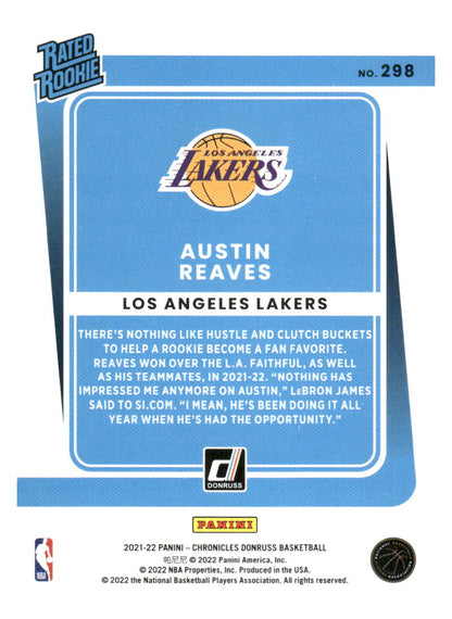 2021-22 Panini Chronicles #298 Austin Reaves