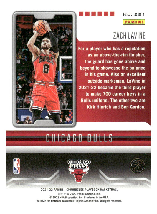 2021-22 Panini Chronicles #281 Zach LaVine