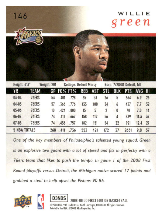 2008-09 Upper Deck #146 Willie Green