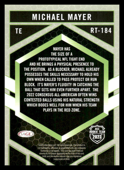 2023 SAGE HIT #RT-184 Michael Mayer