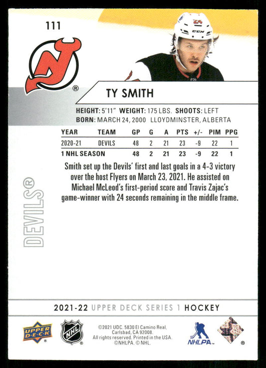2021-22 Upper Deck #111 Ty Smith