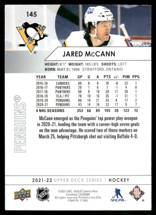 2021-22 Upper Deck #145 Jared McCann