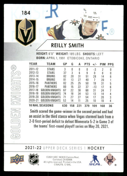 2021-22 Upper Deck #184 Reilly Smith