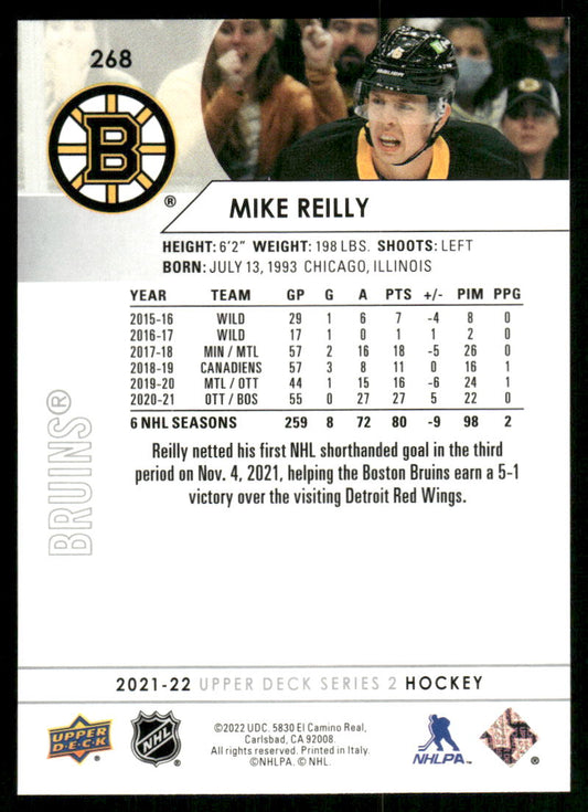 2021-22 Upper Deck #268 Mike Reilly
