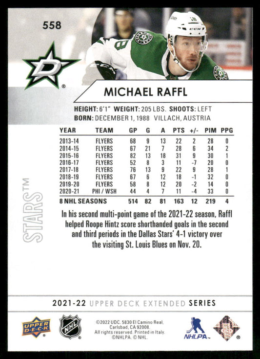 2021-22 Upper Deck #558 Michael Raffl