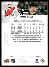 تحميل الصورة إلى عارض المعرض، 2021-22 Upper Deck #596 Jimmy Vesey

