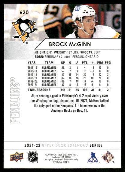 2021-22 Upper Deck #620 Brock McGinn
