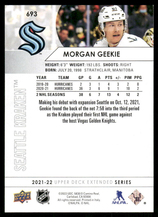 2021-22 Upper Deck #693 Morgan Geekie