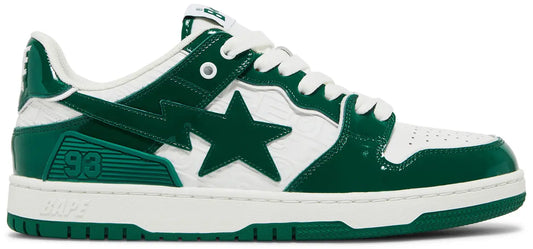 Bathing Ape Bape Sk8 Sta White Green Size 8M / 9.5W