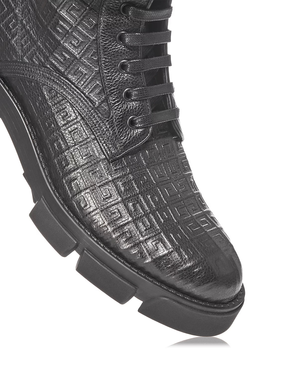 Givenchy Men's Terra Embossed Logo Boots SIZE 10M / 43EU