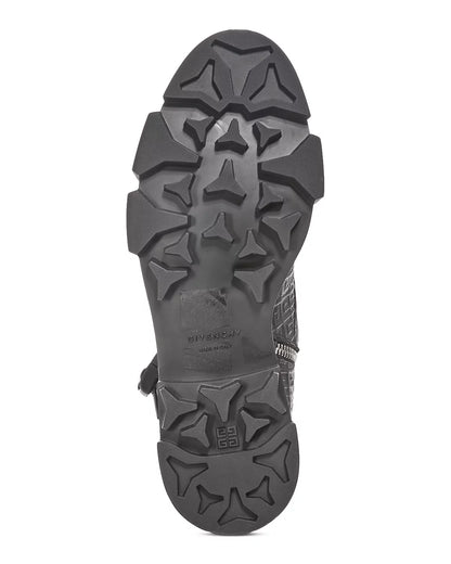 Givenchy Men's Terra Embossed Logo Boots SIZE 10M / 43EU