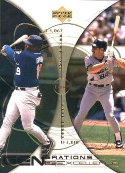 2000 Upper Deck Generations of Excellence #GE7 Tony Gwynn / Wade Boggs - HOF