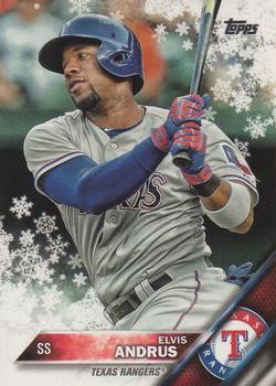 2016 Topps Holiday #HMW92 - Elvis Andrus - Texas Rangers