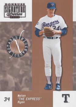2003 Donruss Signature Series /750 Nolan Ryan The Express #NN-13 Texan Rangers