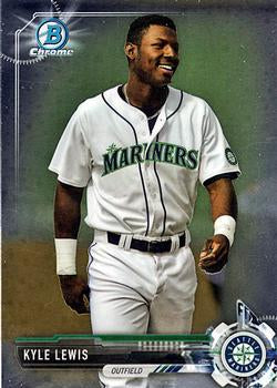 2017 Bowman Chrome Prospects Kyle Lewis #BCP125 Seattle Mariners