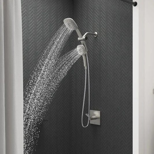 Kohler Adjuste 3-in-1 Multifunction Shower Kit Shower Head Brushed Nickel (No Box)