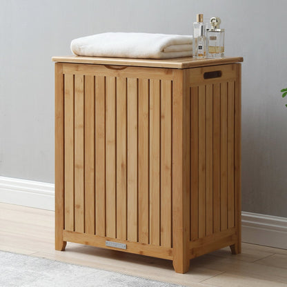 Oceanstar Bamboo Laundry Hamper