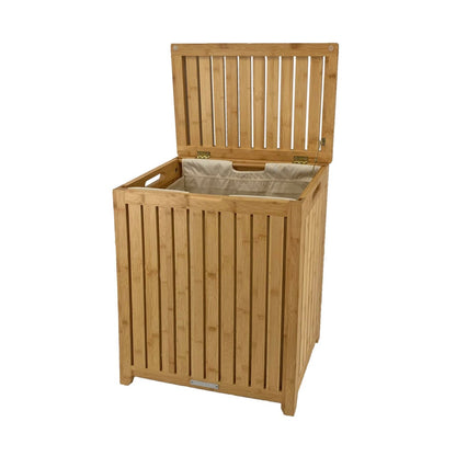 Oceanstar Bamboo Laundry Hamper