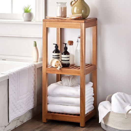 Mesa 3-Tier Acacia Storage Shelf