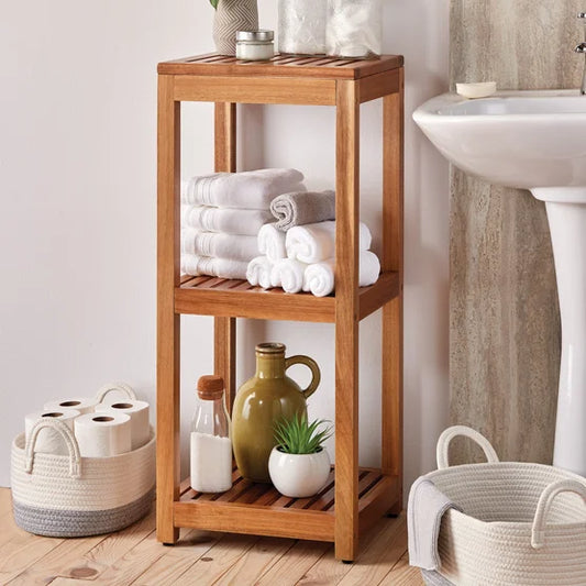 Mesa 3-Tier Acacia Storage Shelf