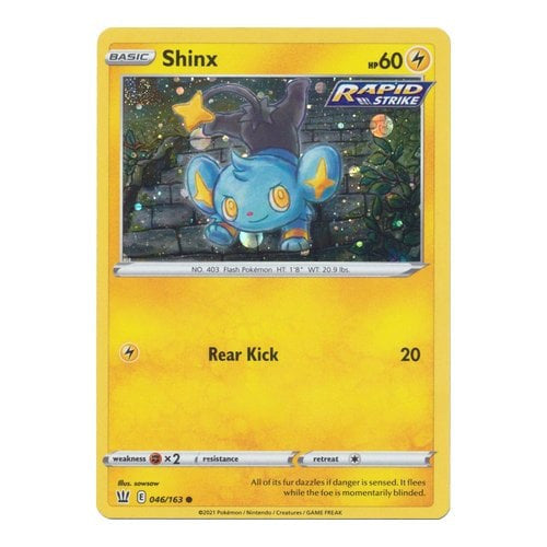Sword and Shield Battle Styles Holo 046 Shinx
