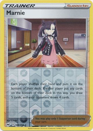 Sword and Shield Sword & Shield Reverse Holo 169 Marnie