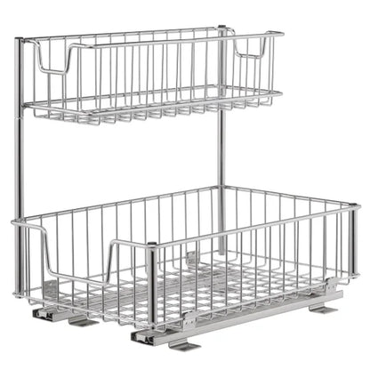 TRINITY Wire Undersink Organizer with Slide,