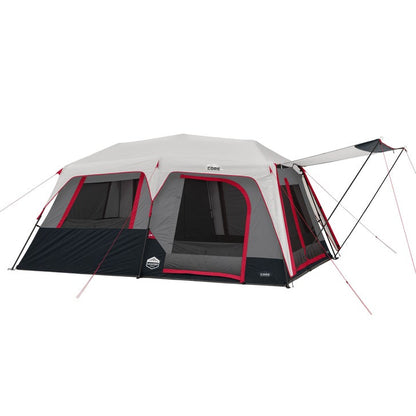 CORE 10-Person Lighted Instant Cabin Tent with Awning - image 1