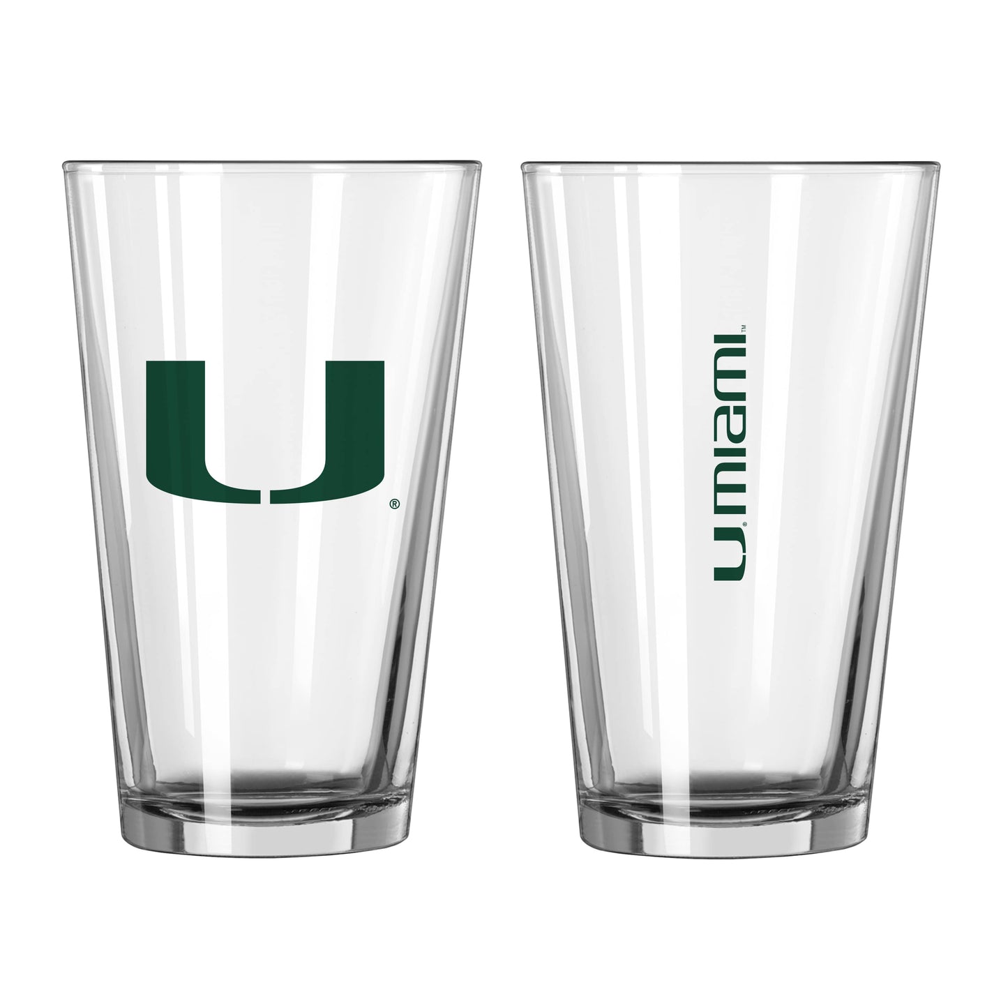 NCAA Teams 16 oz Pint Glass - Assorted Team & Style Choose your