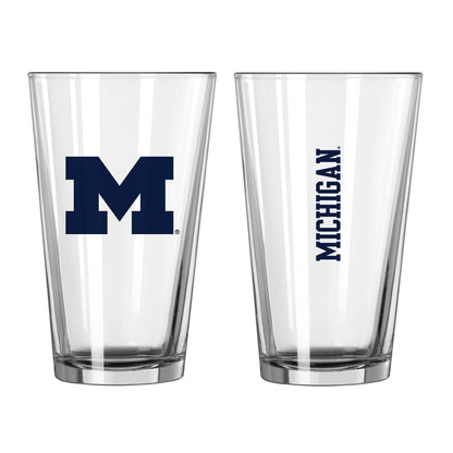 NCAA Teams 16 oz Pint Glass - Assorted Team & Style Choose your