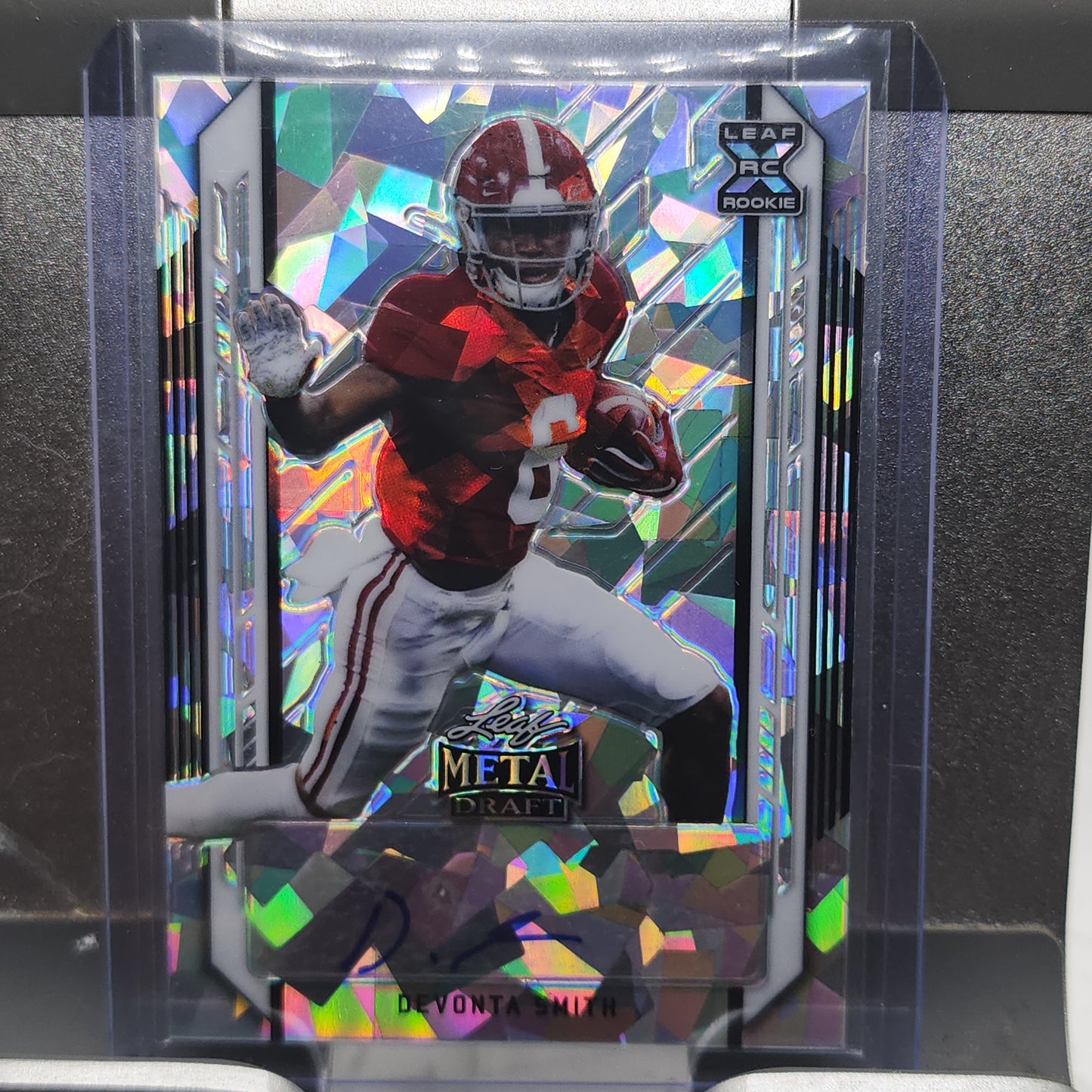2021 Leaf Metal Draft Auto Rookie #/50 DeVonta Smith #BA-DS52 Philadelphia Eagles
