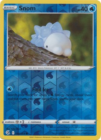 Sword and Shield Fusion Strike Reverse Holo 084 Snom