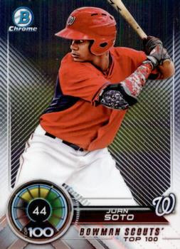 2018 Bowman Chrome Bowman Scouts Juan Soto #BTP-44