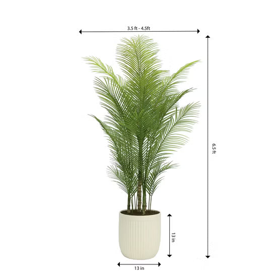 Faux 6.5-Foot Palm Tree