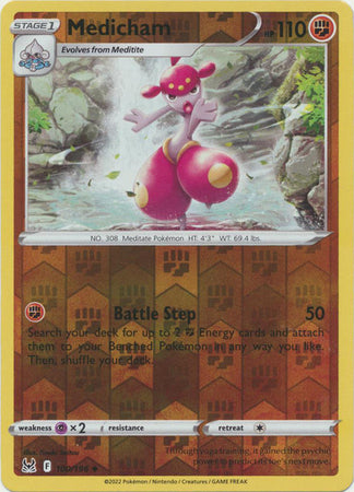 Sword and Shield Lost Origin Reverse Holo 100 Medicham